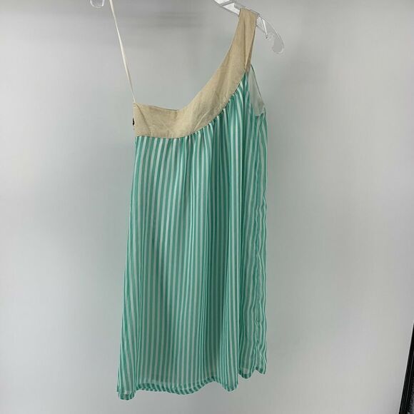 Judith March One Shoulder Embroidered Teal Dress S - Picture 4 of 9